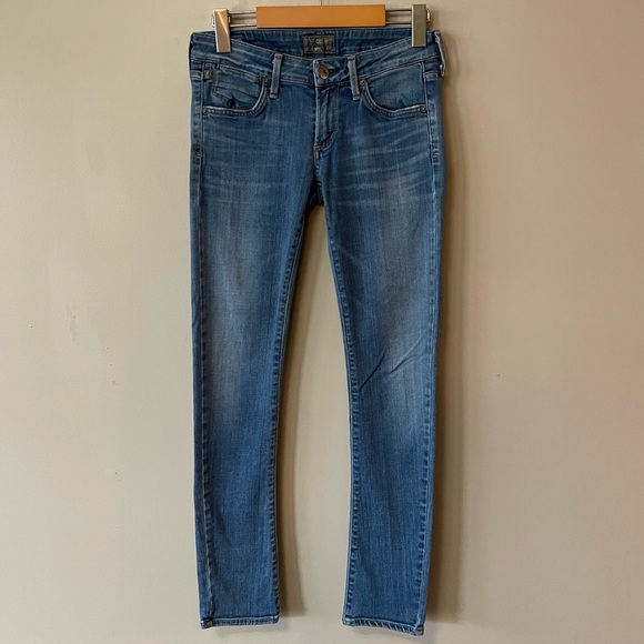 AGOLDE Chloe Blue Low rise Jeans - Picture 3 of 11